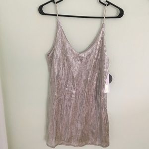 Amuse Society metallic mini dress